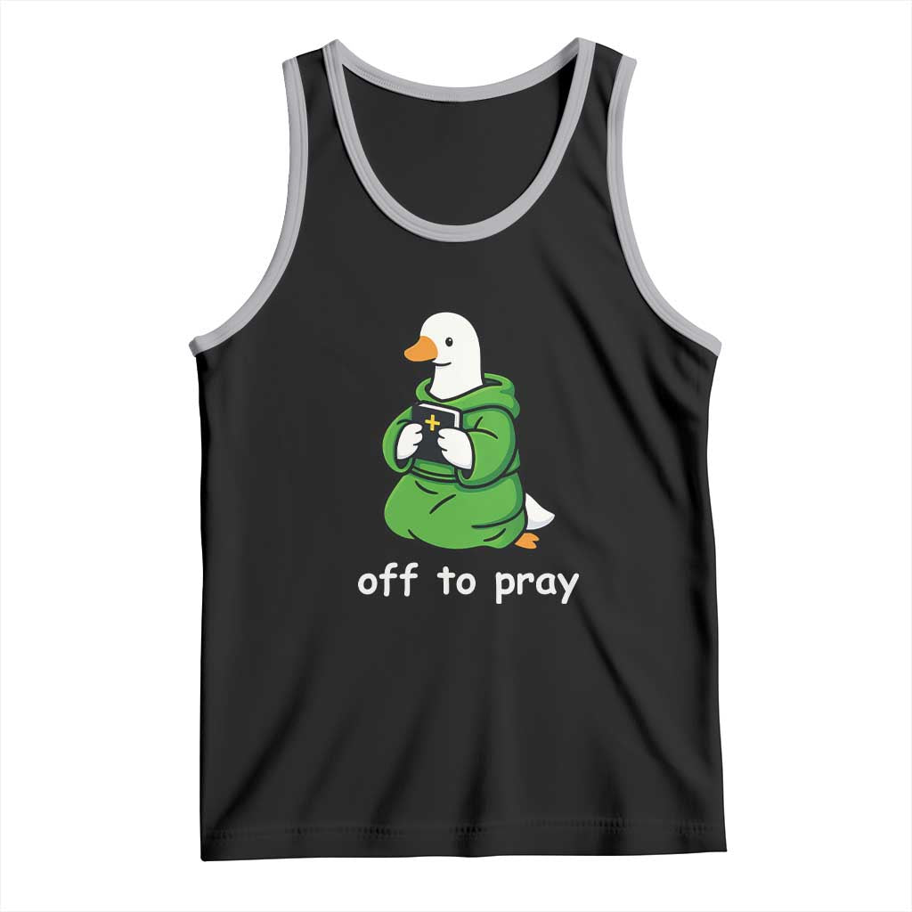 Christian Goose St Patrick's Day Tank Top Off To Pray