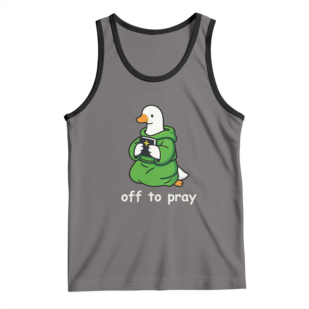 Christian Goose St Patrick's Day Tank Top Off To Pray