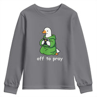 Christian Goose St Patrick's Day Youth Sweatshirt Off To Pray