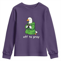 Christian Goose St Patrick's Day Youth Sweatshirt Off To Pray
