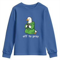 Christian Goose St Patrick's Day Youth Sweatshirt Off To Pray