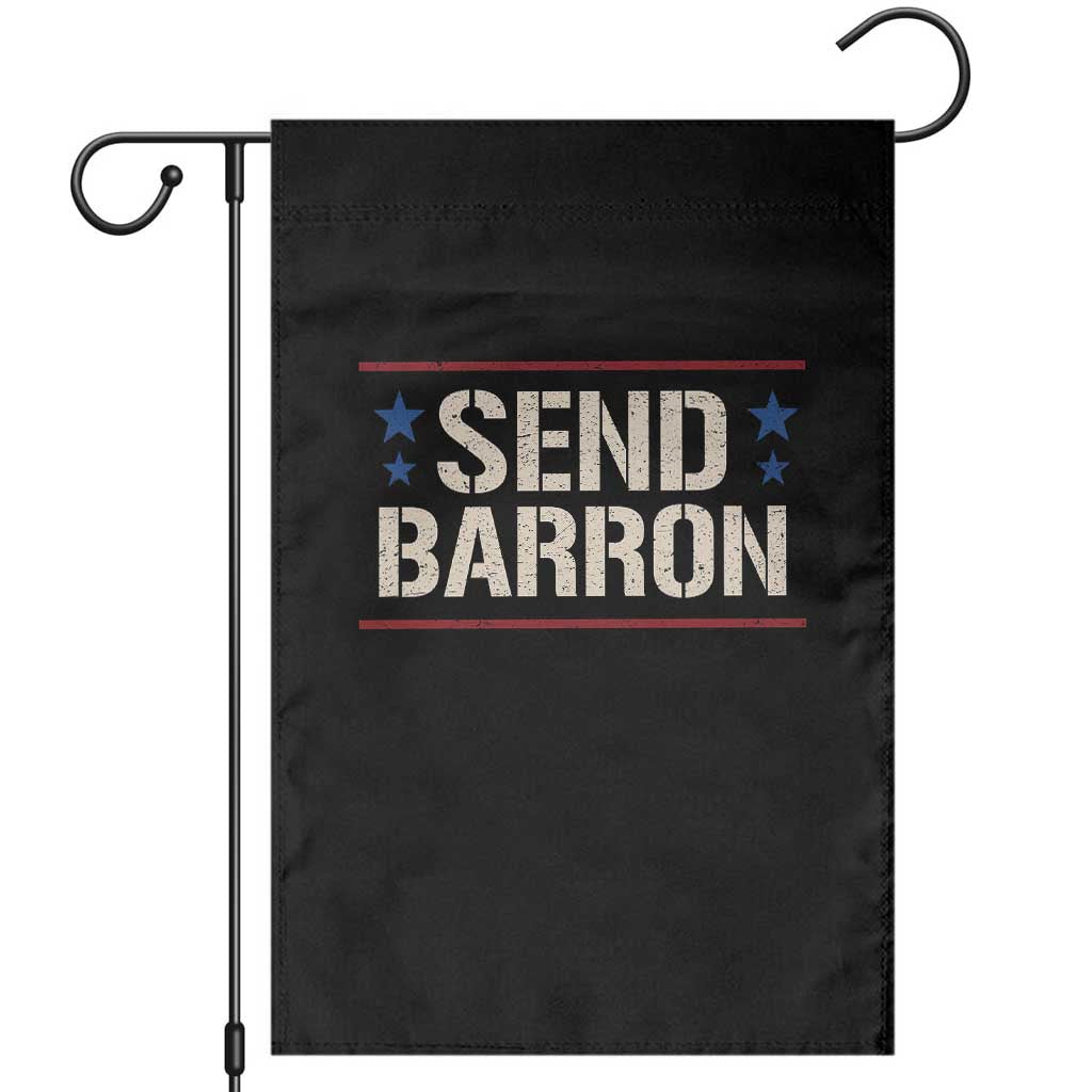 Send Barron Garden Flag Viral Hashtag Political Protest