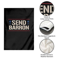 Send Barron Garden Flag Viral Hashtag Political Protest