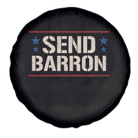 Send Barron Spare Tire Cover Viral Hashtag Political Protest