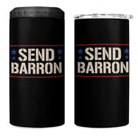 Send Barron 4 in 1 Can Cooler Tumbler Viral Hashtag Political Protest