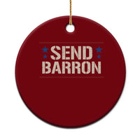 Send Barron Ceramic Ornament Viral Hashtag Political Protest