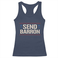 Send Barron Racerback Tank Top Viral Hashtag Political Protest