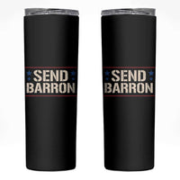 Send Barron Skinny Tumbler Viral Hashtag Political Protest