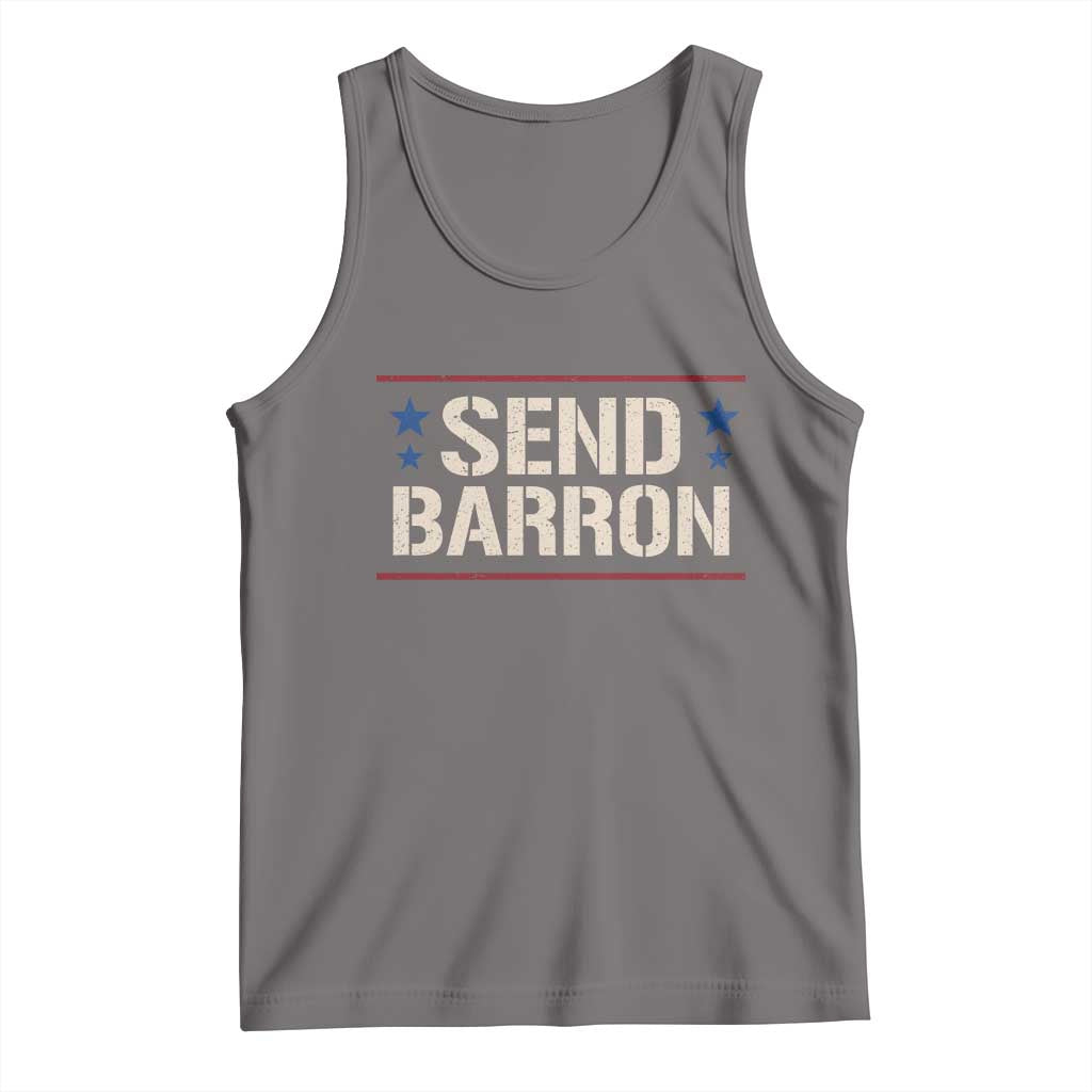 Send Barron Tank Top Viral Hashtag Political Protest