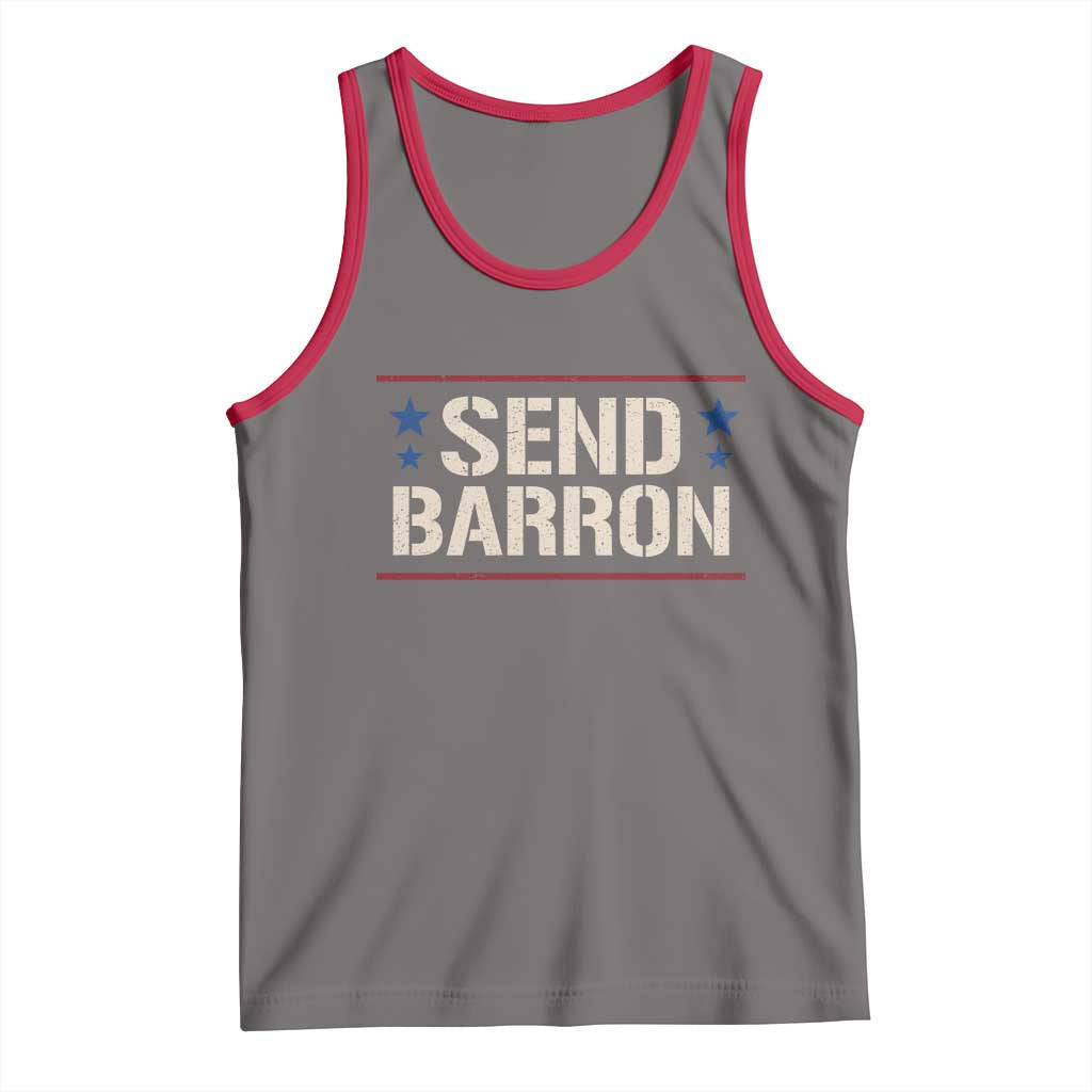 Send Barron Tank Top Viral Hashtag Political Protest