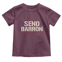 Send Barron Toddler T Shirt Viral Hashtag Political Protest