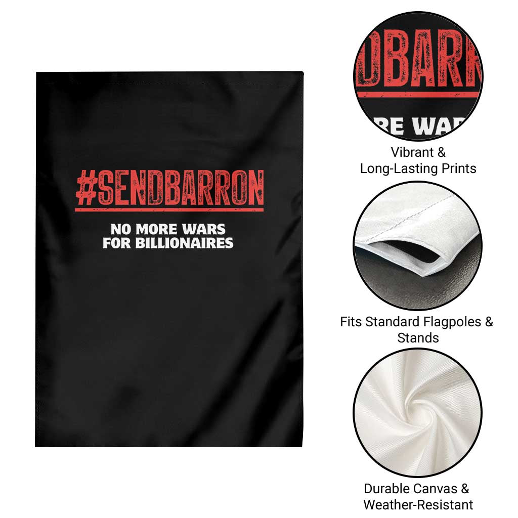 Send Barron Meme Garden Flag Funny Political Hashtag Viral Internet