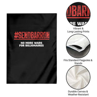 Send Barron Meme Garden Flag Funny Political Hashtag Viral Internet