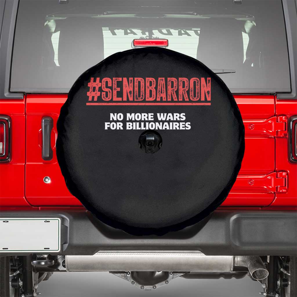 Send Barron Meme Spare Tire Cover Funny Political Hashtag Viral Internet
