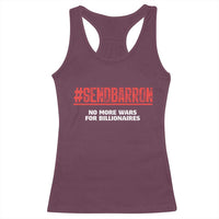Send Barron Meme Racerback Tank Top Funny Political Hashtag Viral Internet