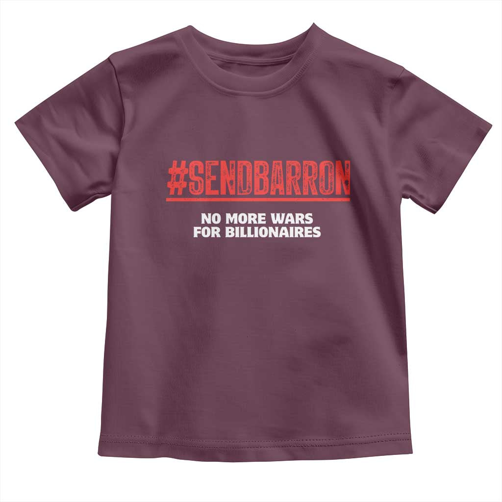 Send Barron Meme Toddler T Shirt Funny Political Hashtag Viral Internet