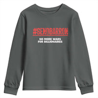 Send Barron Meme Youth Sweatshirt Funny Political Hashtag Viral Internet