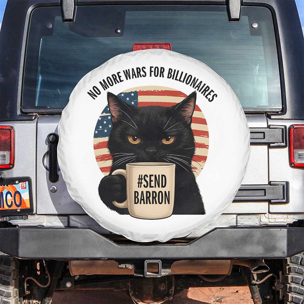 Send Barron Meme Spare Tire Cover Funny Cat Sarcastic Political