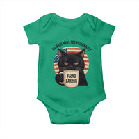 Send Barron Meme Baby Onesie Funny Cat Sarcastic Political
