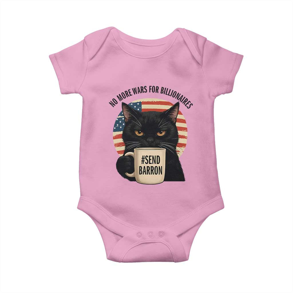 Send Barron Meme Baby Onesie Funny Cat Sarcastic Political