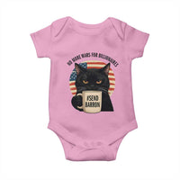 Send Barron Meme Baby Onesie Funny Cat Sarcastic Political