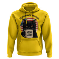 Send Barron Meme Hoodie Funny Cat Sarcastic Political