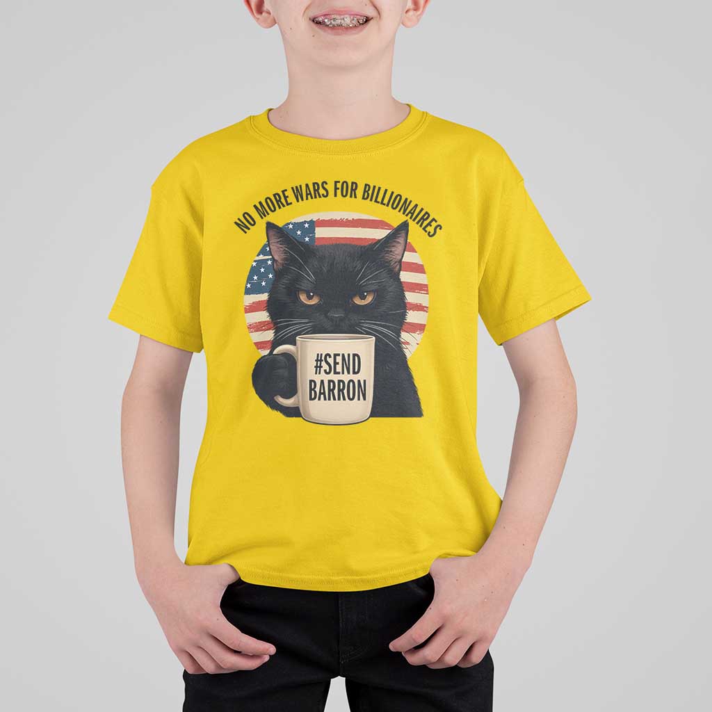 Send Barron Meme T Shirt For Kid Funny Cat Sarcastic Political