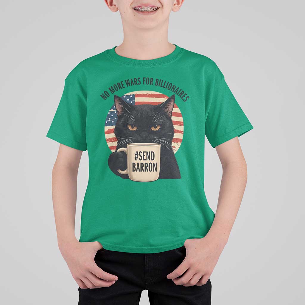 Send Barron Meme T Shirt For Kid Funny Cat Sarcastic Political