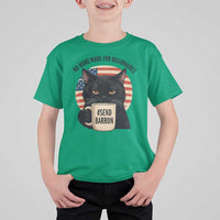 Send Barron Meme T Shirt For Kid Funny Cat Sarcastic Political