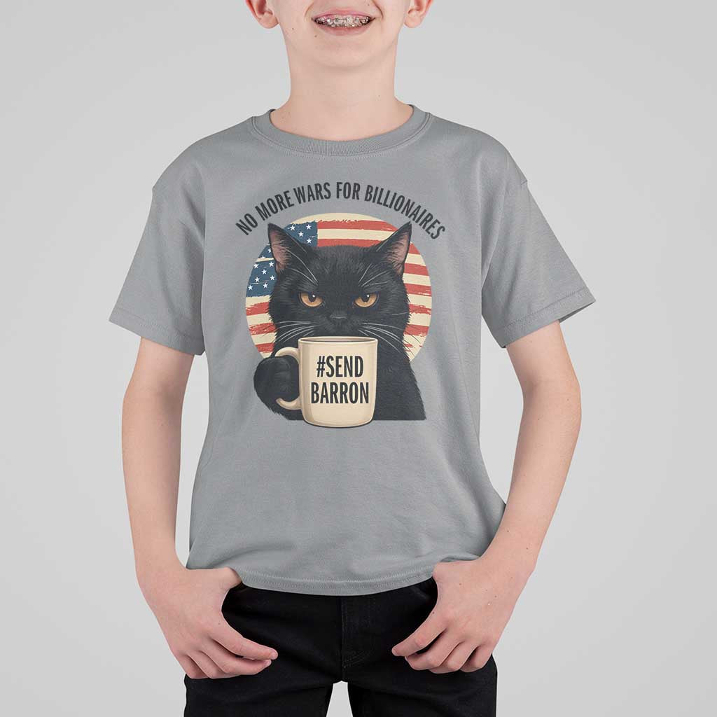 Send Barron Meme T Shirt For Kid Funny Cat Sarcastic Political