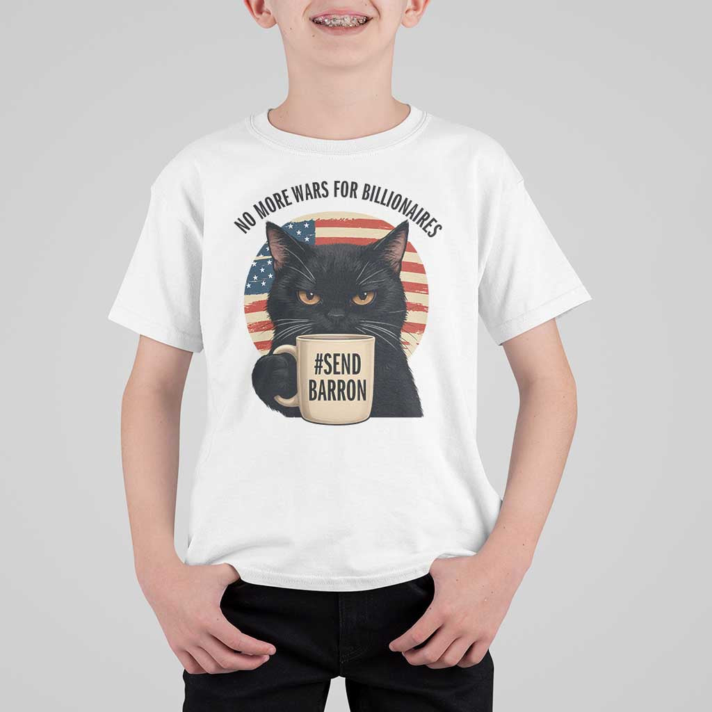 Send Barron Meme T Shirt For Kid Funny Cat Sarcastic Political