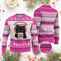 Send Barron Meme Ugly Christmas Sweater Funny Cat Sarcastic Political