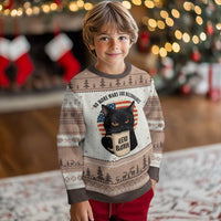 Send Barron Meme Ugly Christmas Sweater Funny Cat Sarcastic Political