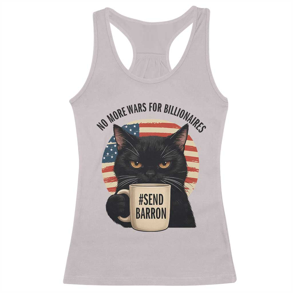 Send Barron Meme Racerback Tank Top Funny Cat Sarcastic Political