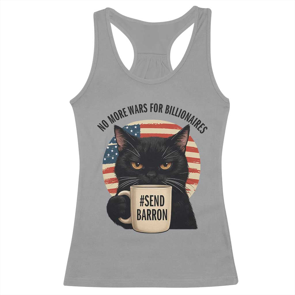 Send Barron Meme Racerback Tank Top Funny Cat Sarcastic Political