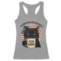 Send Barron Meme Racerback Tank Top Funny Cat Sarcastic Political