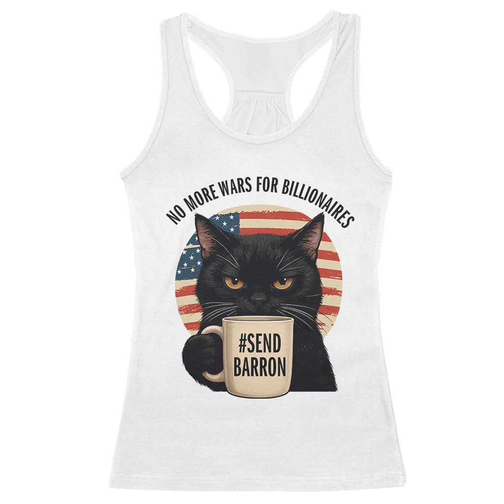 Send Barron Meme Racerback Tank Top Funny Cat Sarcastic Political