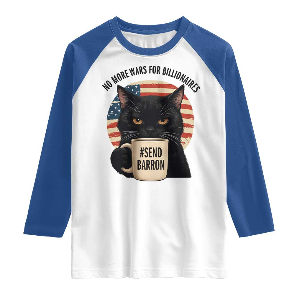 Send Barron Meme Raglan Shirt Funny Cat Sarcastic Political