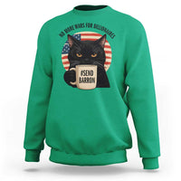 Send Barron Meme Sweatshirt Funny Cat Sarcastic Political