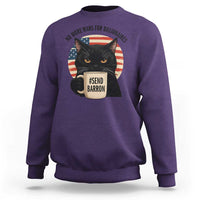 Send Barron Meme Sweatshirt Funny Cat Sarcastic Political