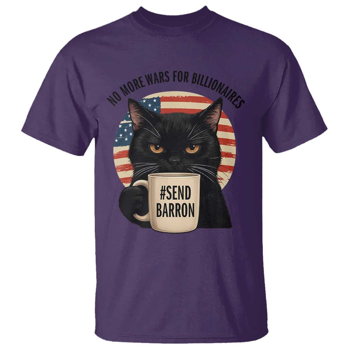 Send Barron Meme T Shirt Funny Cat Sarcastic Political