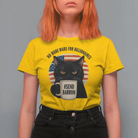 Send Barron Meme T Shirt For Women Funny Cat Sarcastic Political