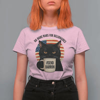 Send Barron Meme T Shirt For Women Funny Cat Sarcastic Political