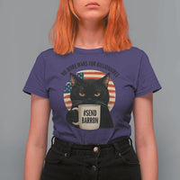 Send Barron Meme T Shirt For Women Funny Cat Sarcastic Political