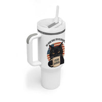 Send Barron Meme Tumbler With Handle Funny Cat Sarcastic Political