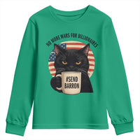Send Barron Meme Youth Sweatshirt Funny Cat Sarcastic Political