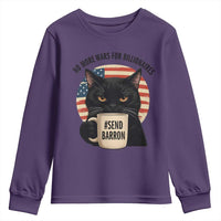 Send Barron Meme Youth Sweatshirt Funny Cat Sarcastic Political