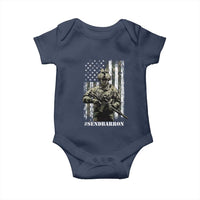 Send Barron Baby Onesie Sarcastic Political American Flag Camo Soldier