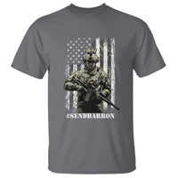 Send Barron T Shirt Sarcastic Political American Flag Camo Soldier