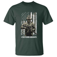 Send Barron T Shirt Sarcastic Political American Flag Camo Soldier